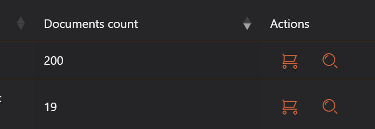 The two action buttons